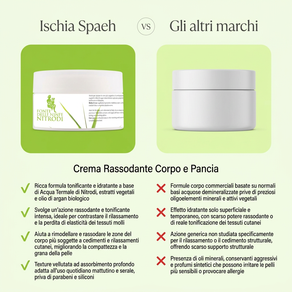Crema Rassodante Corpo e Pancia – confronto
