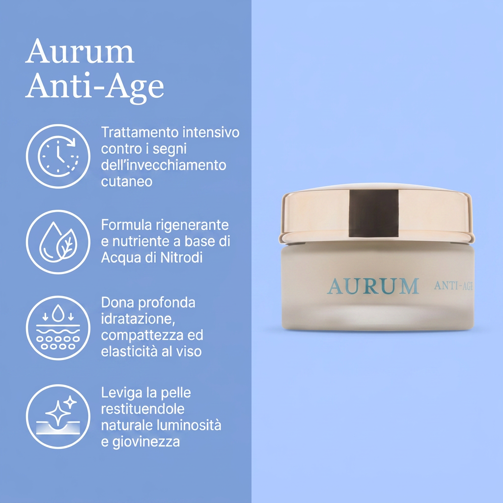 Crema Viso Antiage - Aurum – benefici