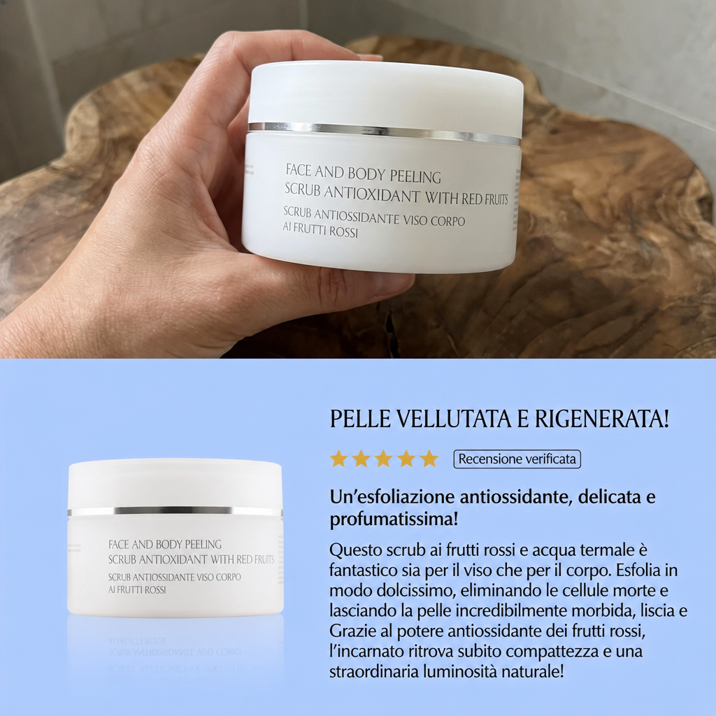 Scrub Antiossidante Viso Corpo Ai Frutti Rossi – recensione