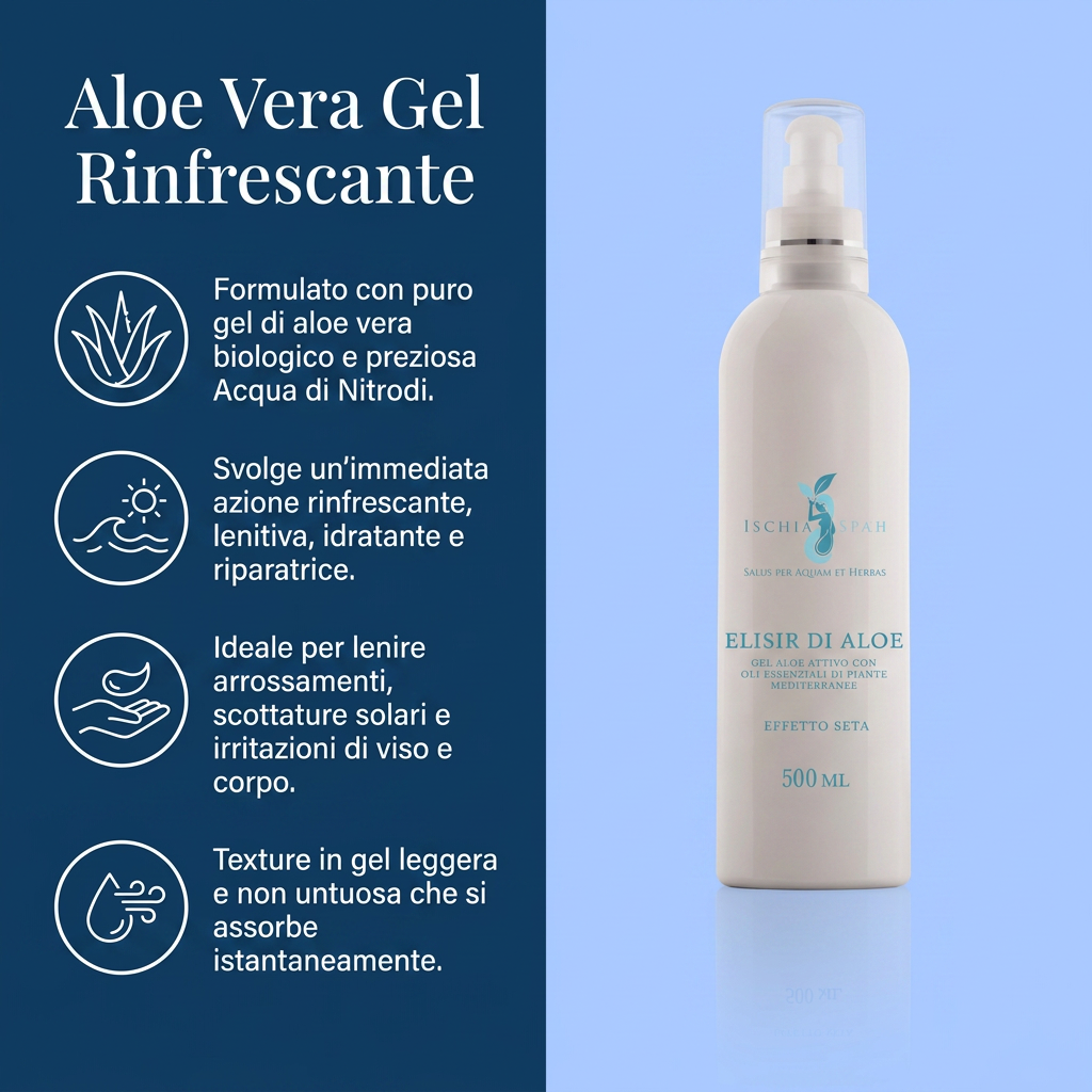 Aloe Vera Gel Rinfrescante Idratante E Lenitivo 500 ml – benefici