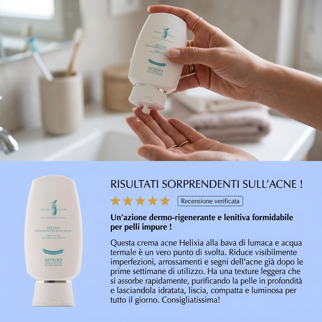 Crema Acne Alla Bava Di Lumaca – Helixia – recensione
