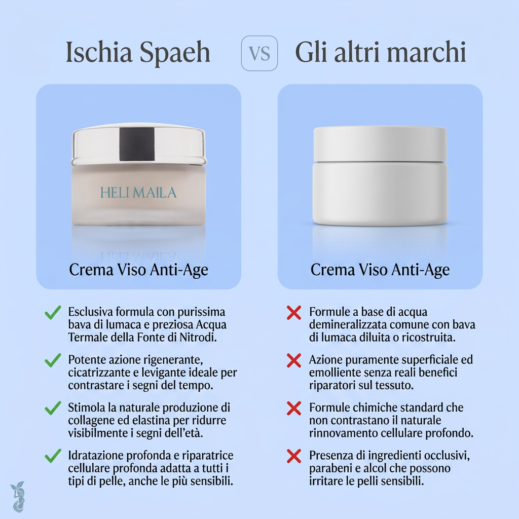 Crema Anti-Age Alla Bava Di Lumaca – Heli Maila – confronto