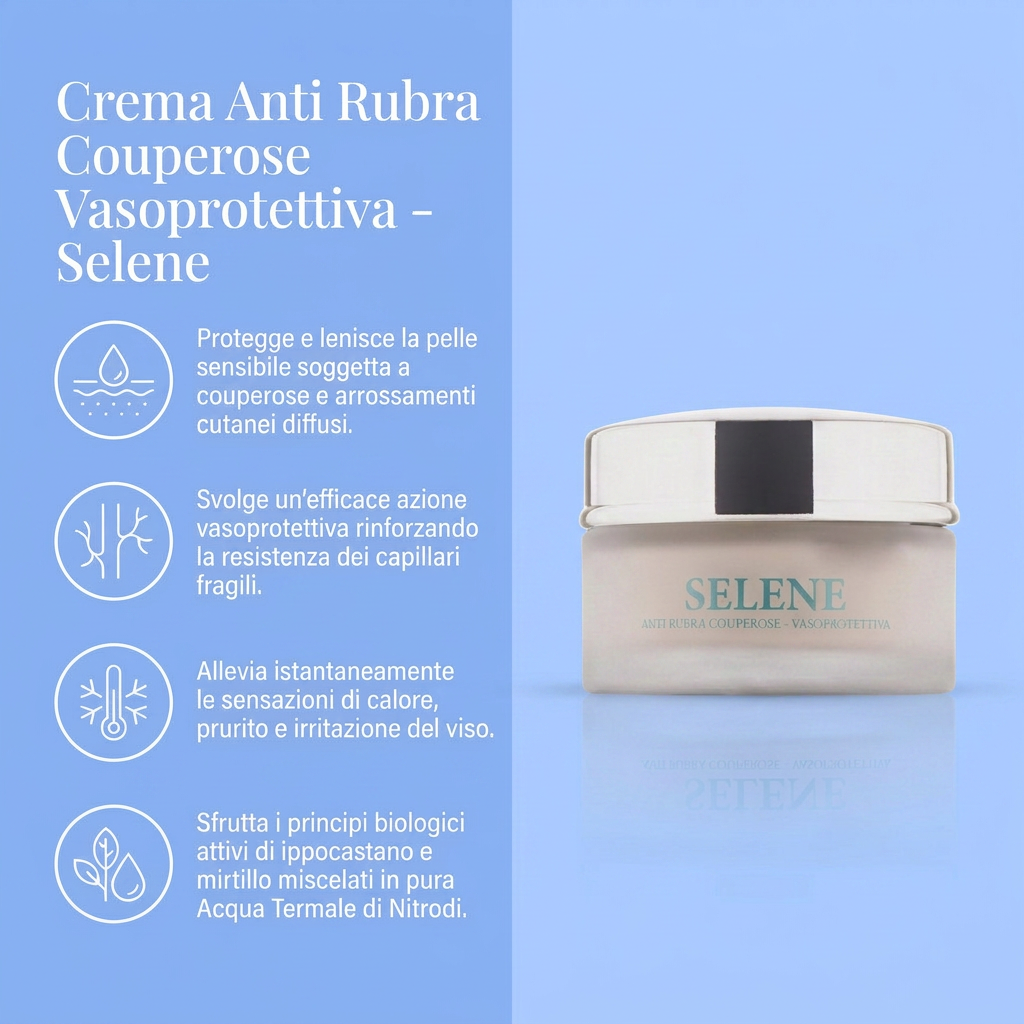 Crema Anti Rubra Couperose Vasoprotettiva - Selene – benefici