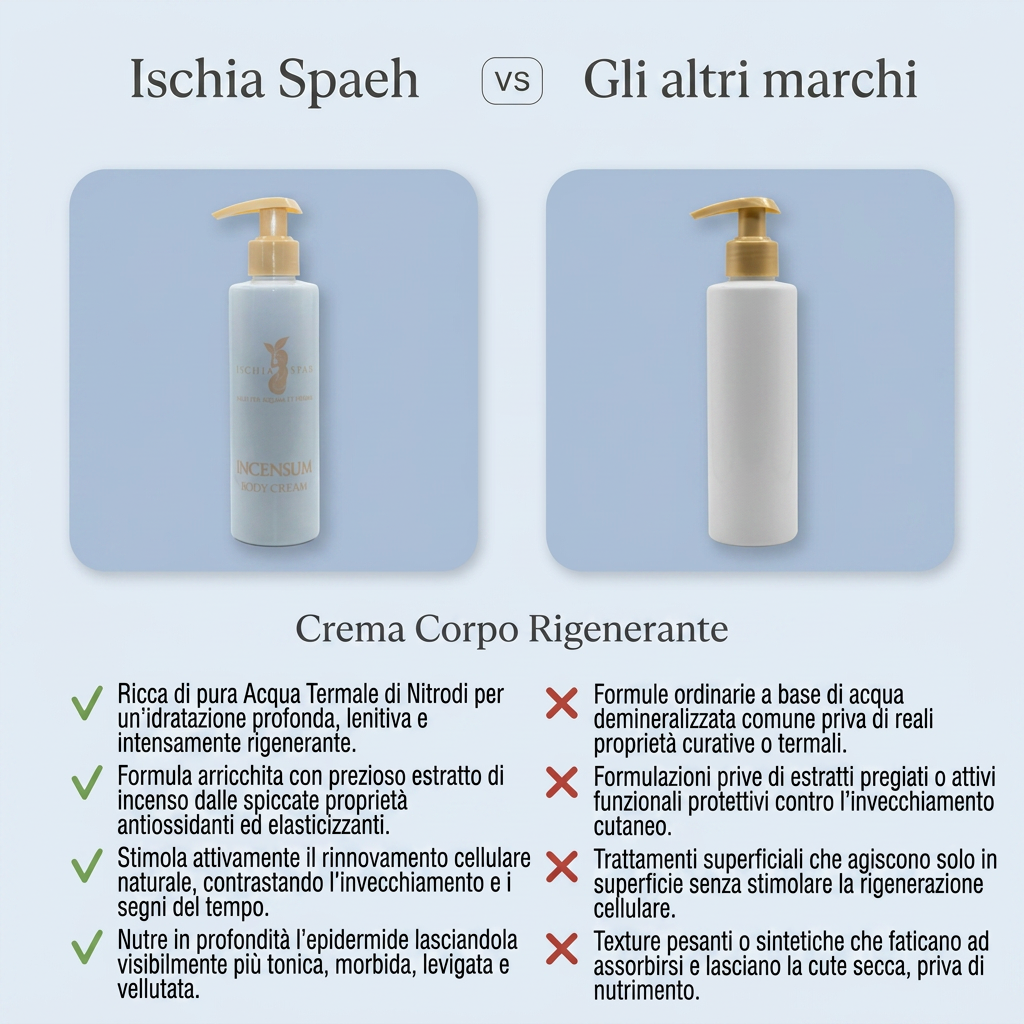 Crema Corpo Rigenerante - Incensum – confronto