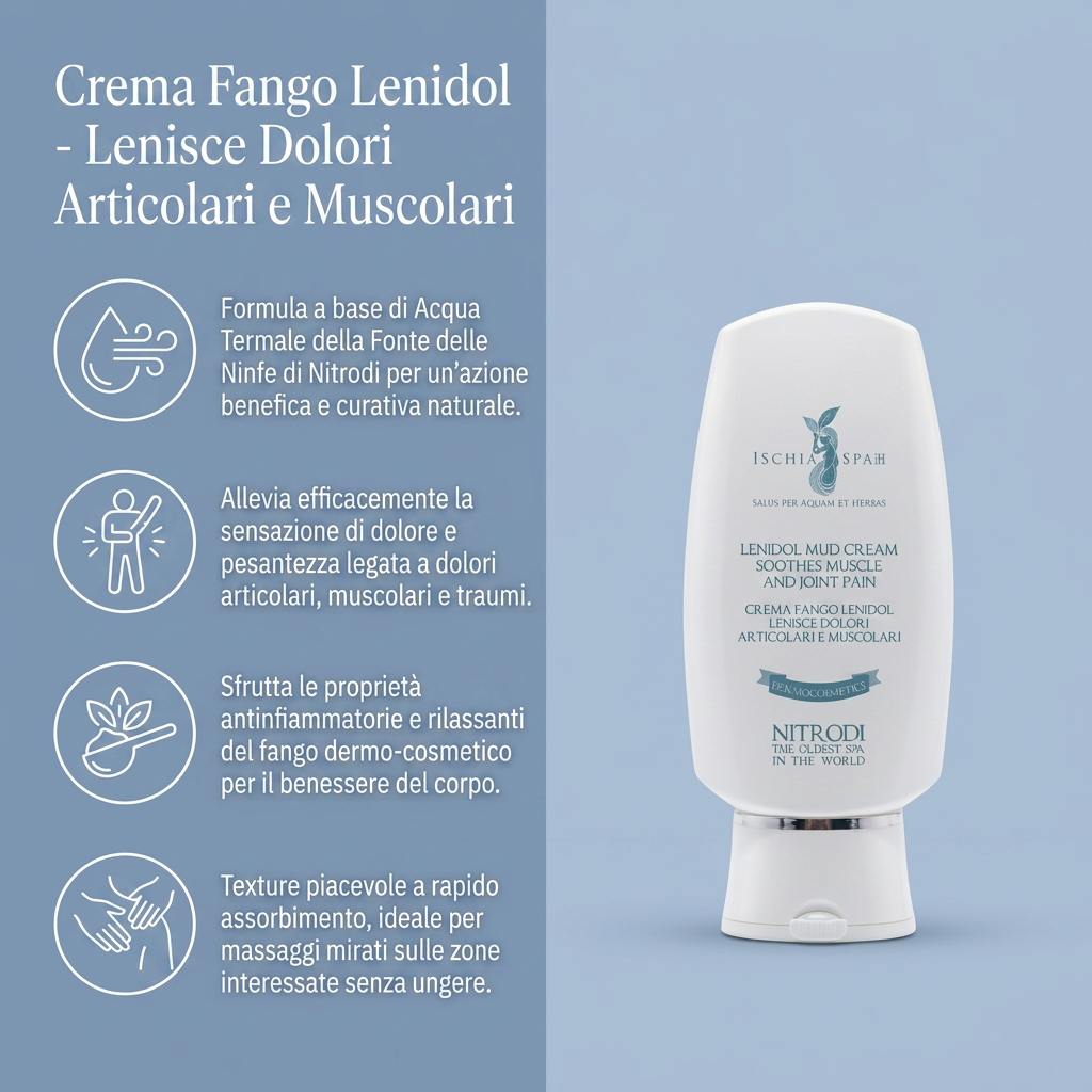 Crema Fango Lenidol  Lenisce Dolori Articolari E Muscolari 150 ml – benefici