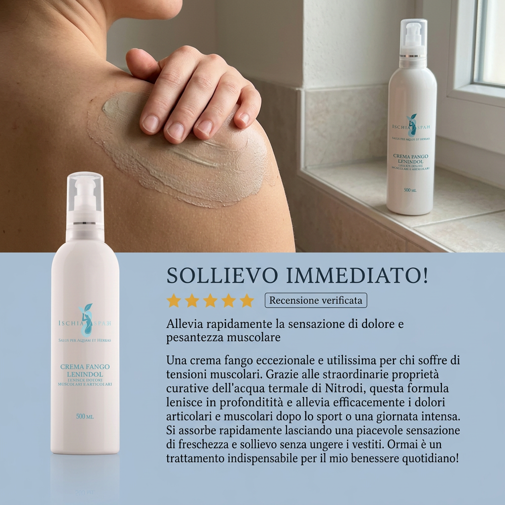 Crema Fango Lenidol  Lenisce Dolori Articolari E Muscolari 500 ml – recensione