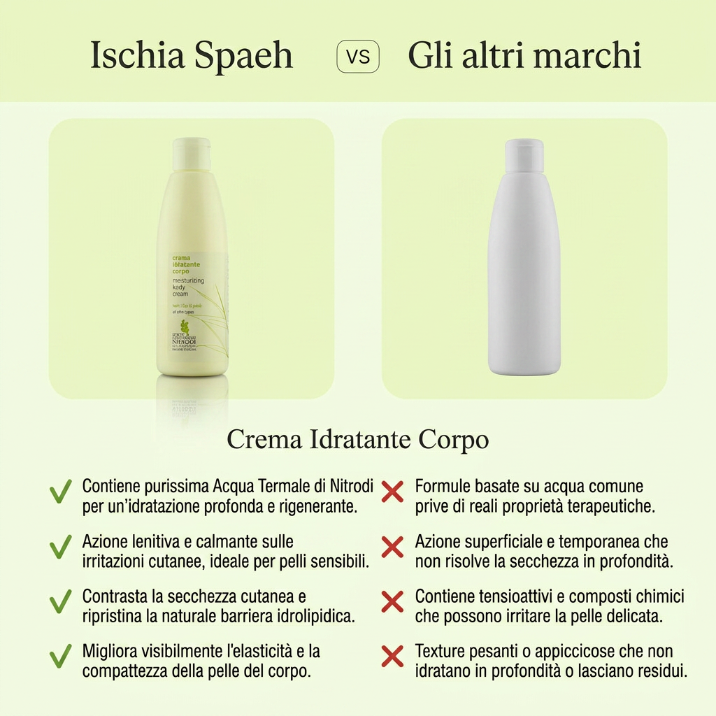 Crema Corpo Idratante – confronto