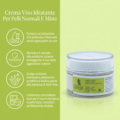 Crema Viso Idratante per Pelli Normali e Miste – benefici