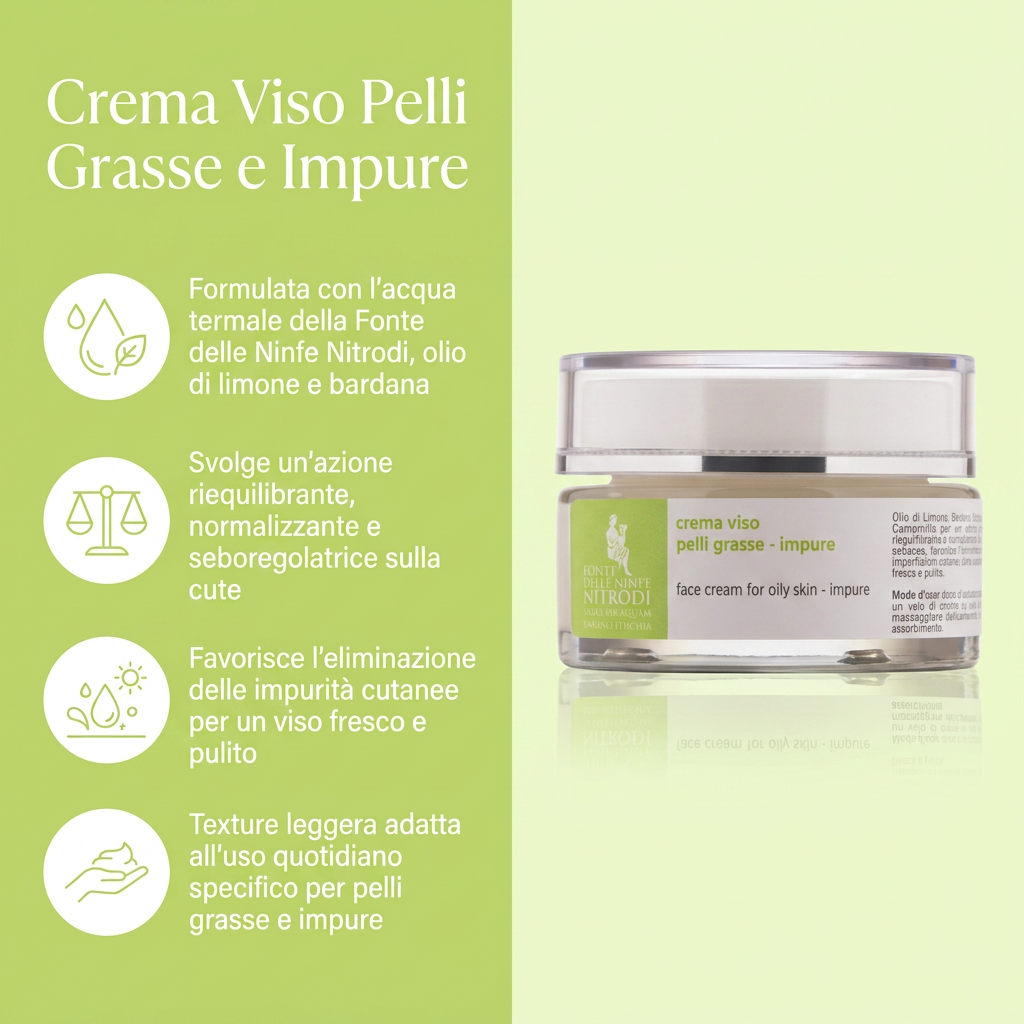 Crema Viso Pelli Grasse e Impure – benefici