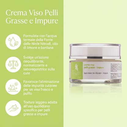 Crema Viso Pelli Grasse e Impure – benefici