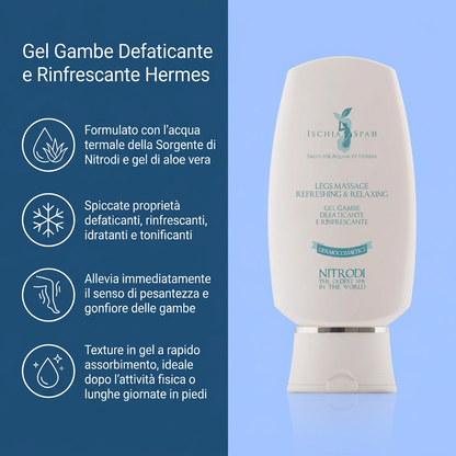 Gel Gambe Defaticante E Rinfrescante – Hermes – benefici
