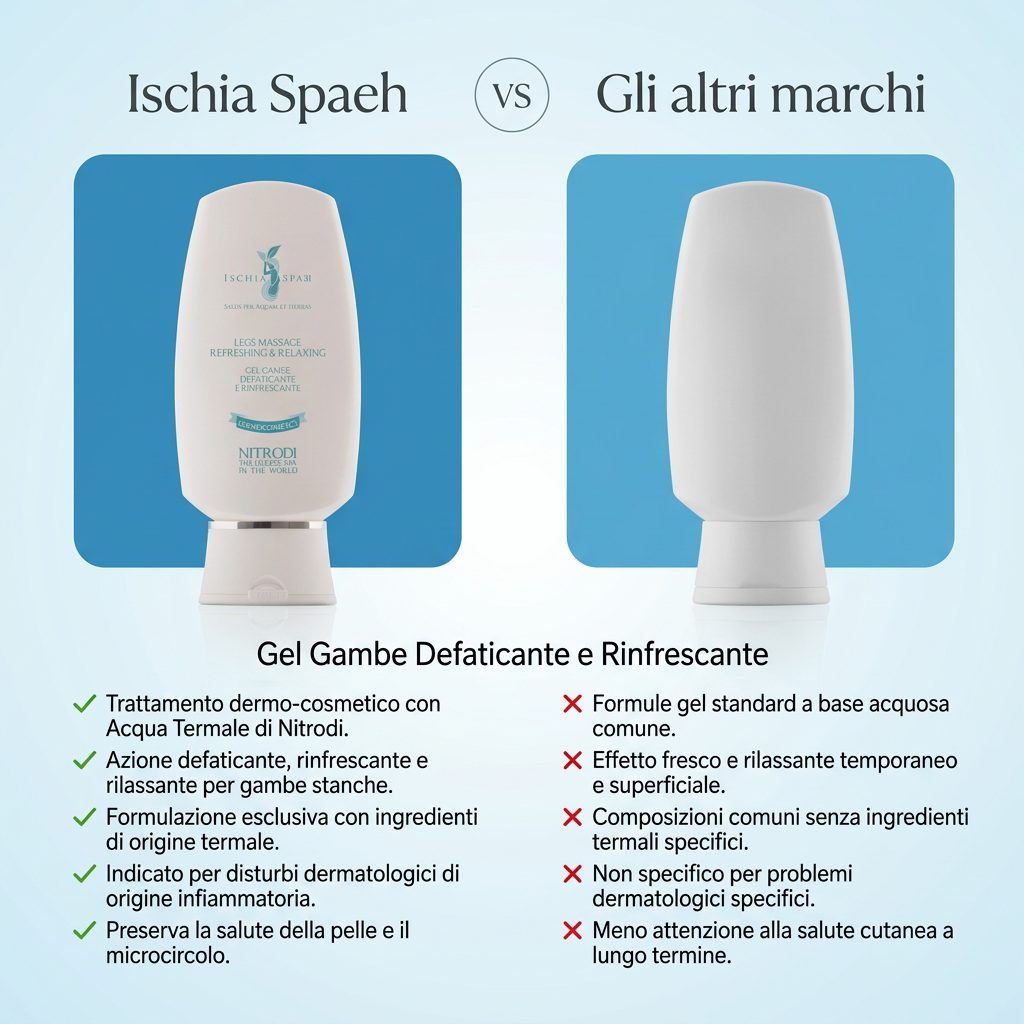 Gel Gambe Defaticante E Rinfrescante – Hermes – confronto