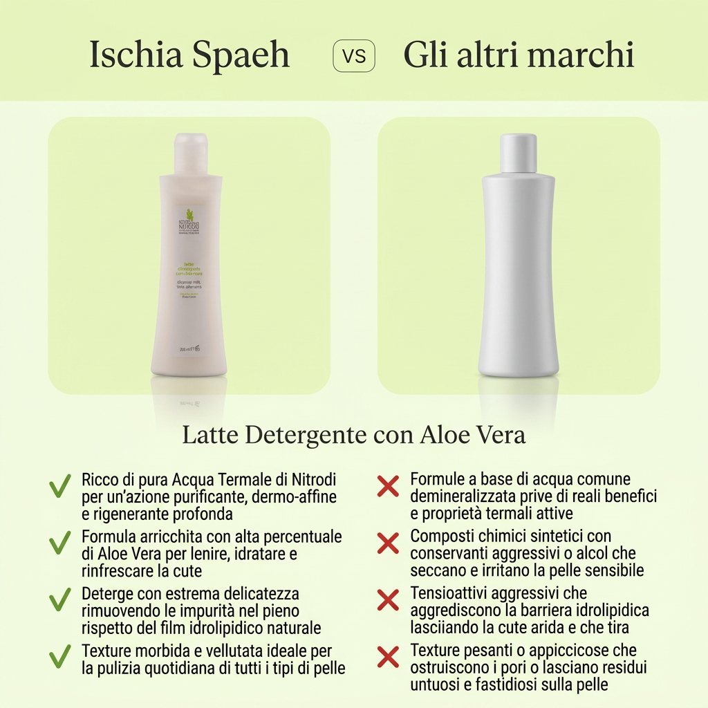 Latte Detergente con Aloe Vera – confronto