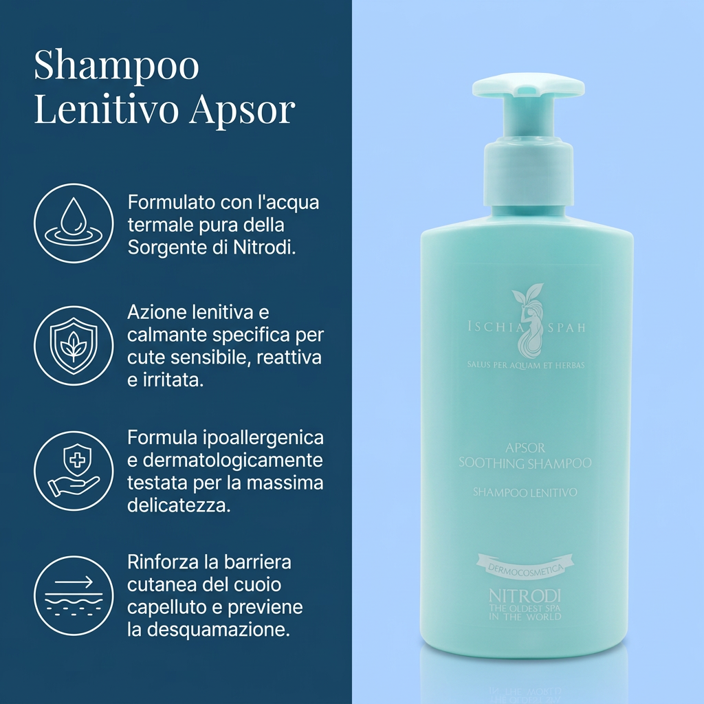 Soothing Shampoo - Apsor | Ischia SPAEH
