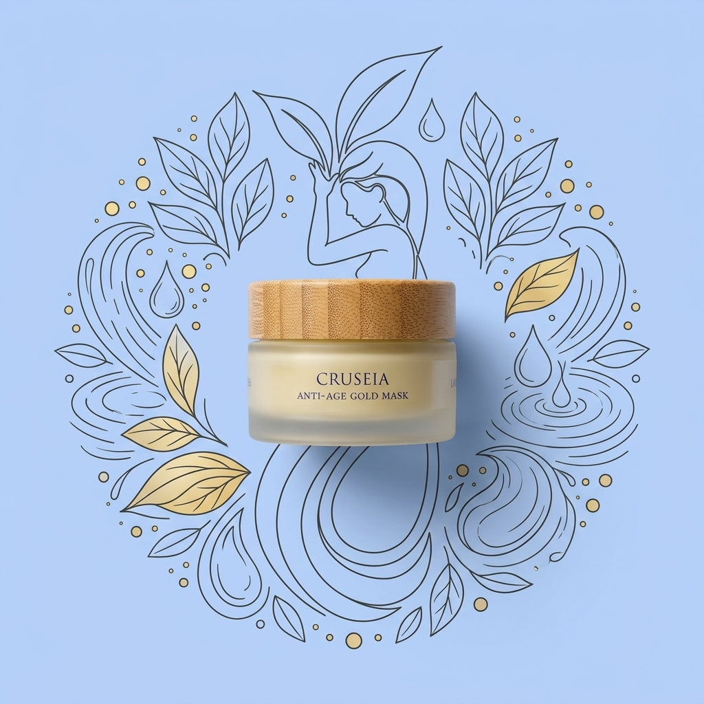 Anti-Aging-Gesichtsmaske mit Gold – Cruseia | Ischia SPAEH