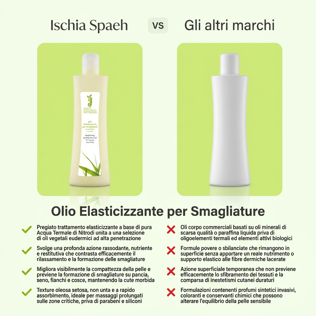 Olio Elasticizzante Smagliature – confronto