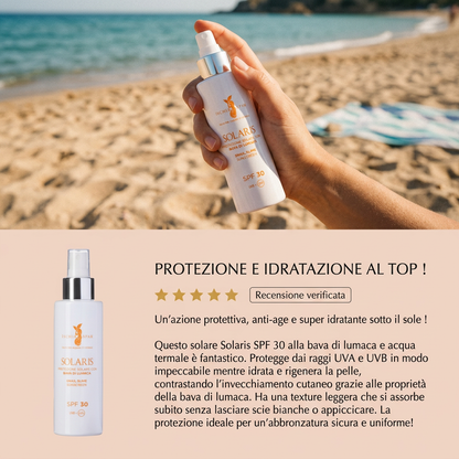 Protezione Solare Con Bava Di Lumaca - Solaris 30 – recensione