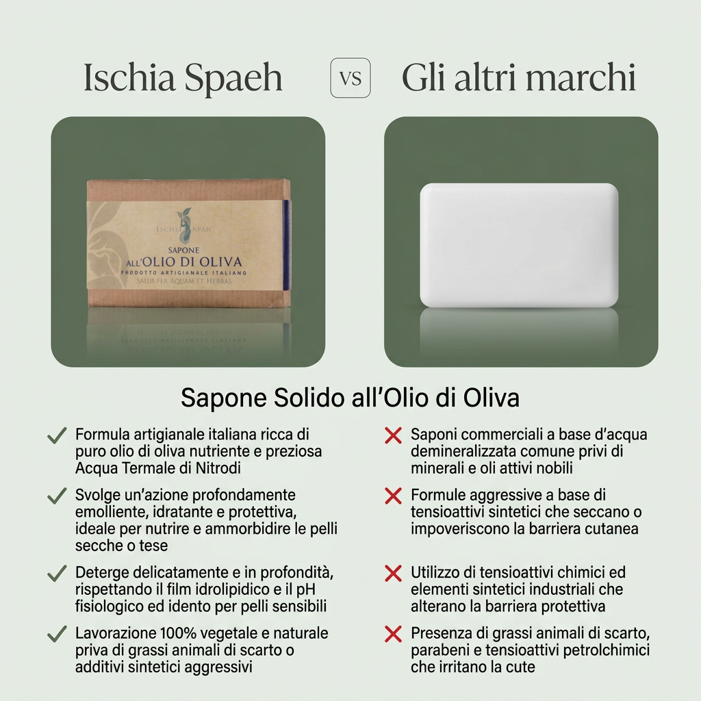 Sapone All’Olio Di Oliva – confronto