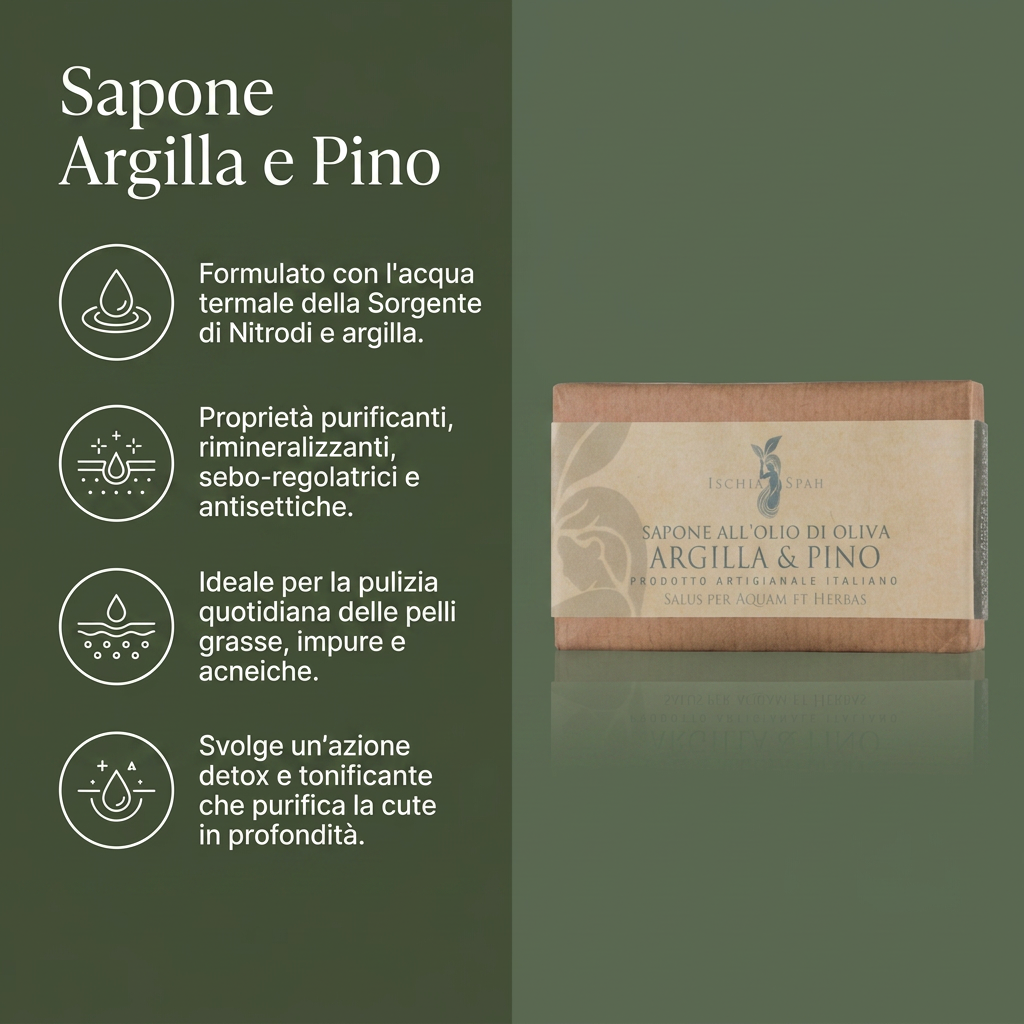 Sapone Argilla E Pino – benefici