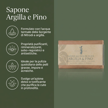 Sapone Argilla E Pino – benefici