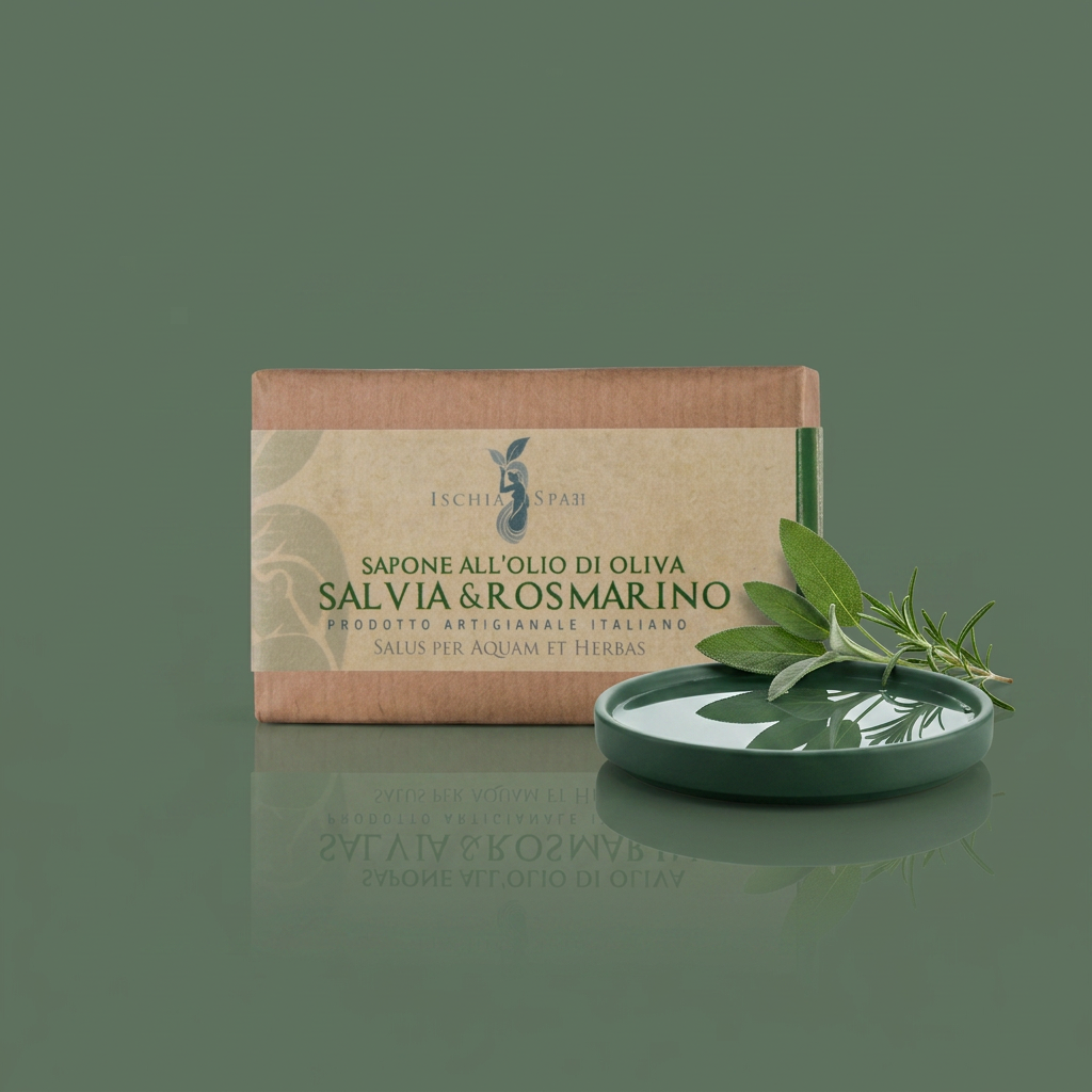 Sapone Olio Di Oliva, Salvia E Rosmarino