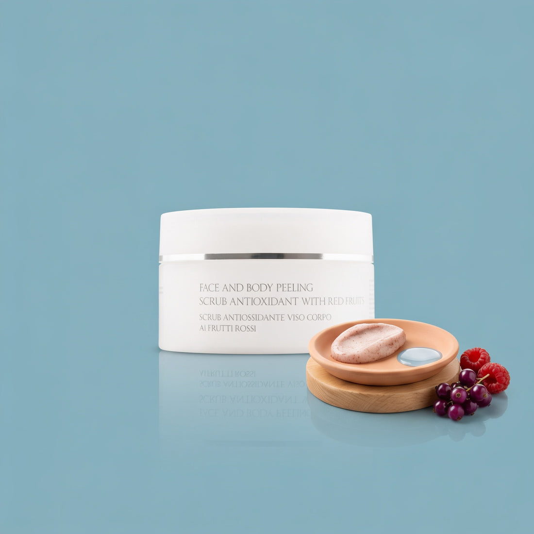 Scrub Antiossidante Viso Corpo Ai Frutti Rossi
