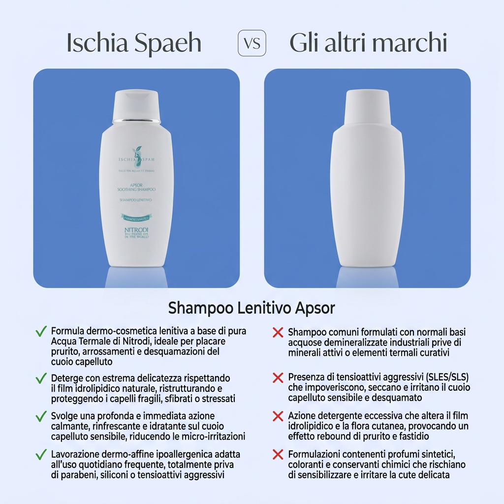 Shampoo Lenitivo - Apsor – confronto