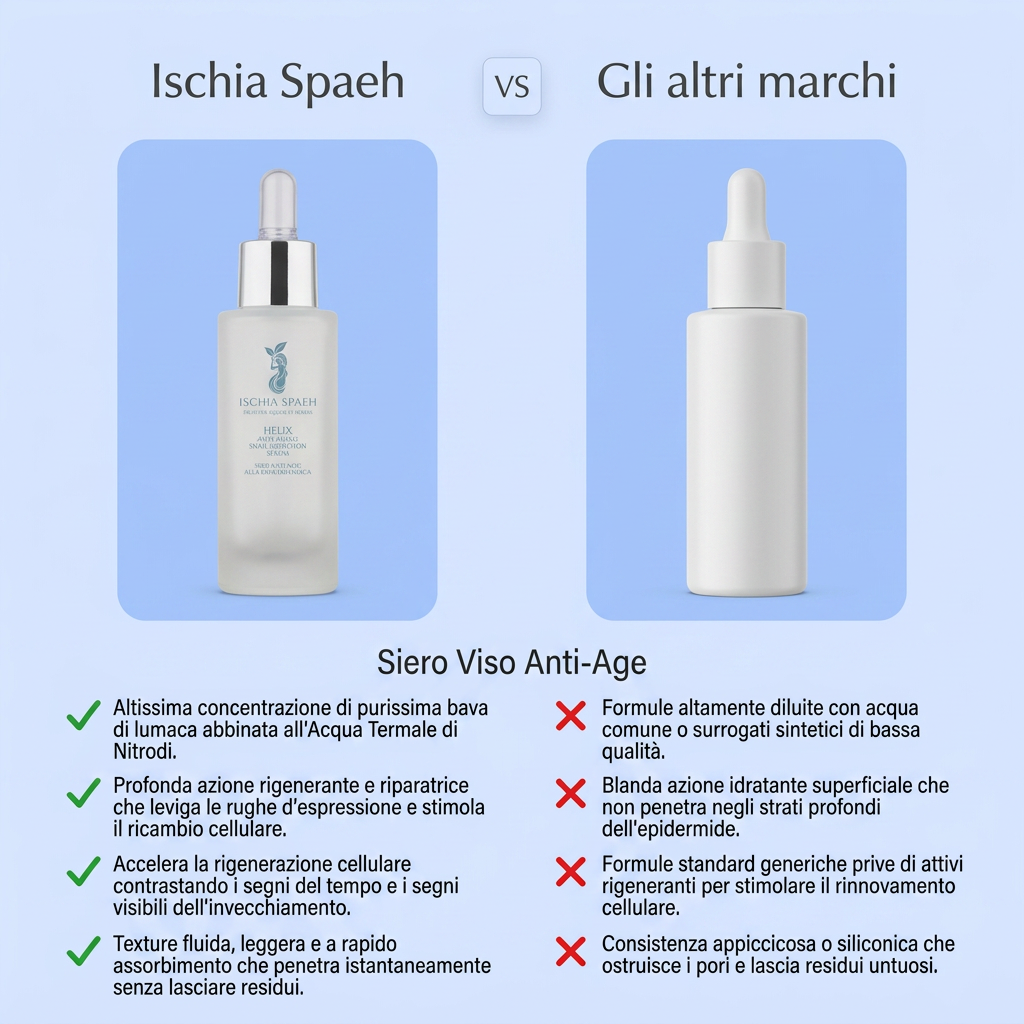 Siero Anti-Age Alla Bava Lumaca – Helix – confronto