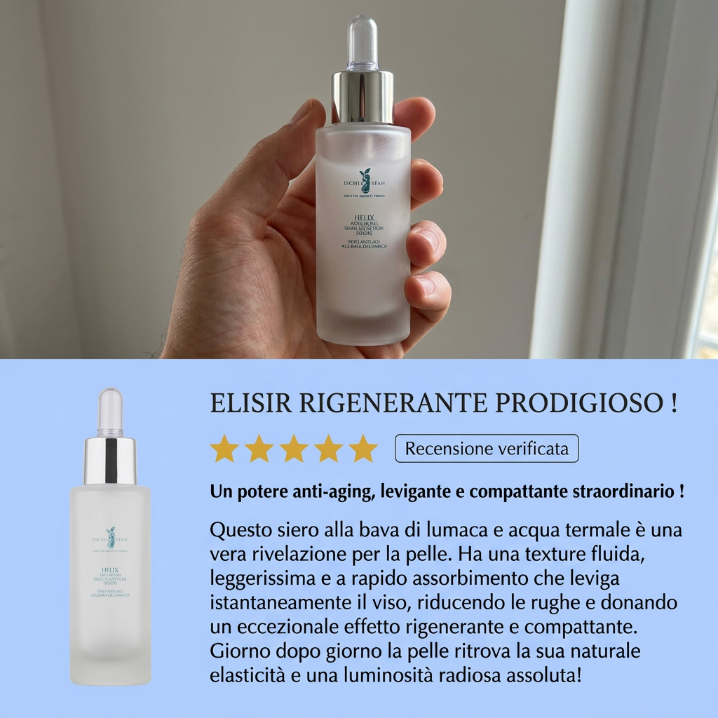 Siero Anti-Age Alla Bava Lumaca – Helix – recensione