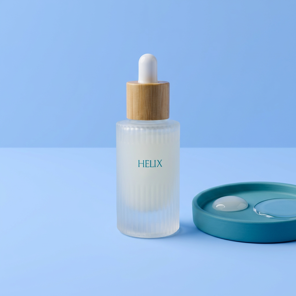 Siero Anti-Age alla bava di lumaca Helix – Ischia SPAEH, con illustrazione della ninfa di Nitrodi