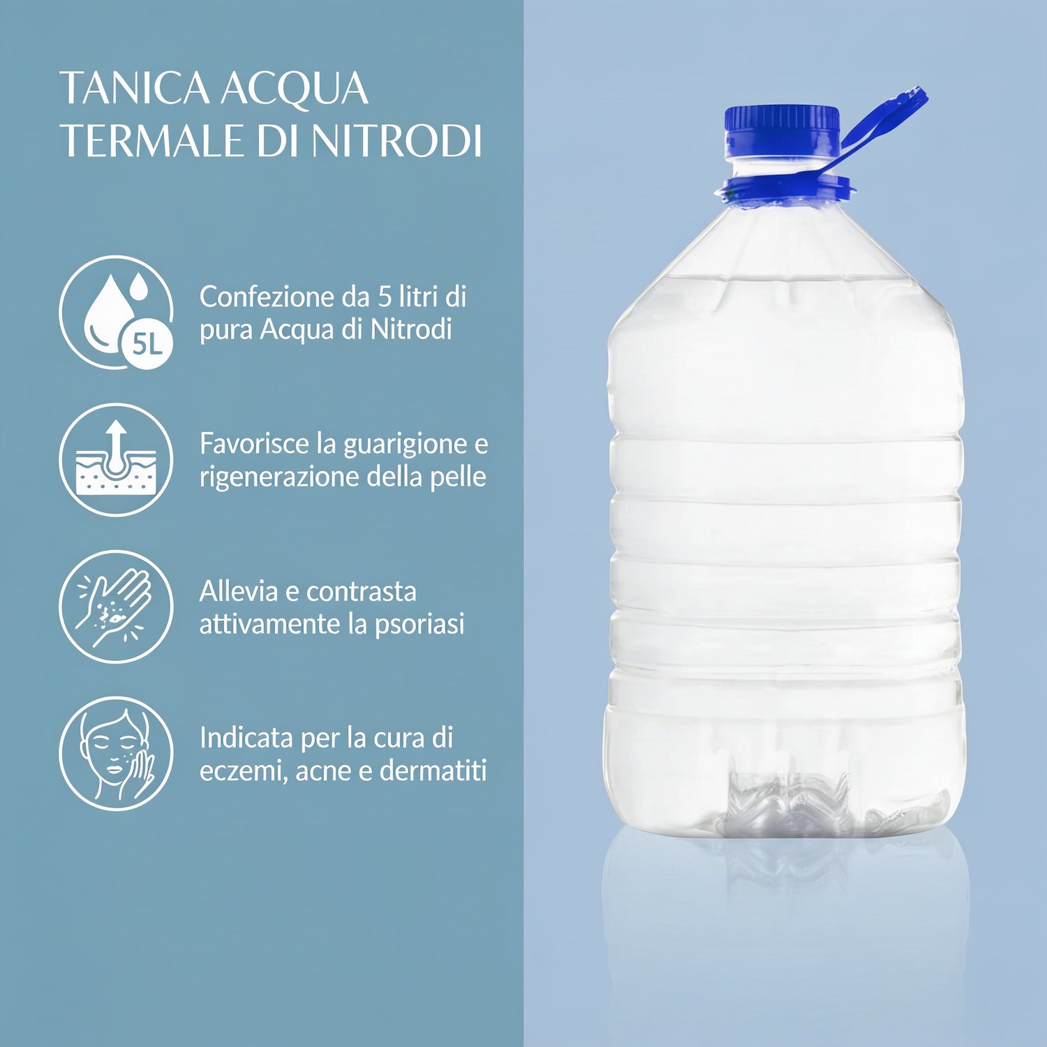 Tanica D'Acqua Termale – benefici