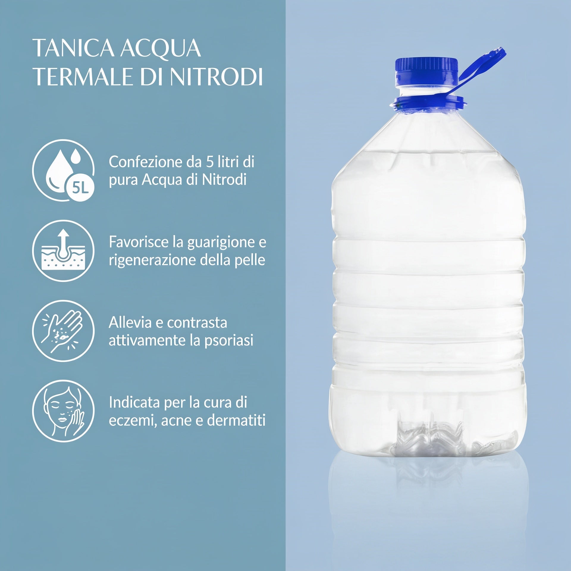Tanica D'Acqua Termale – benefici