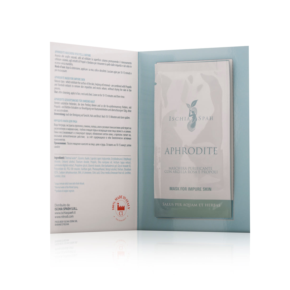 Maschera purificante per pelli miste ed impure – aphrodite | Ischia SPAEH